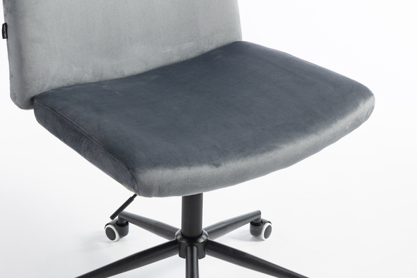 HOKER HR150K GRAFITOWY WELUR CZARNA PODSTAWA