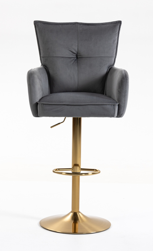 HOKER HR250W GRAFITOWY WELUR  ZŁOTA PODSTAWA