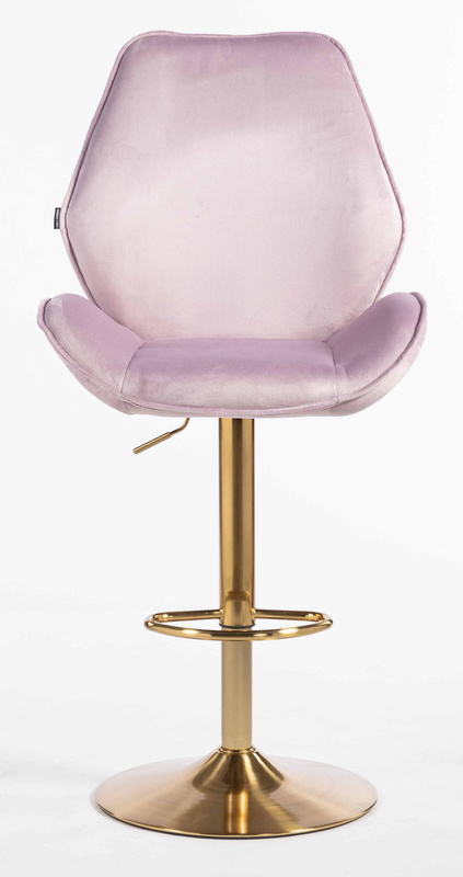 FOTEL HR350W WRZOSOWY WELUR ZŁOTA PODSTAWA