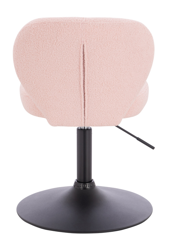 HOKER HR193N PUDROWY RÓŻ BARANEK CZARNA PODSTAWA