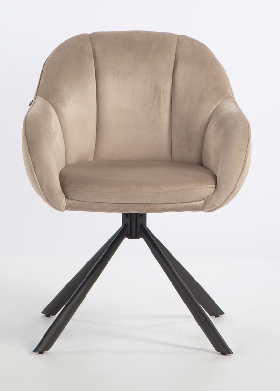 HOKER HR2055 LATTE WELUR CZARNY PAJĄK