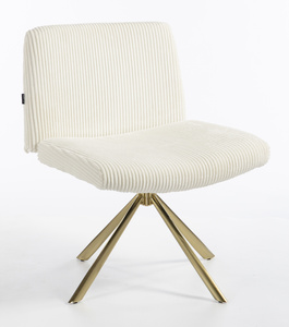 HOKER HR150 PAJĄK BIAŁY SZTRUKS ZŁOTA PODSTAWA