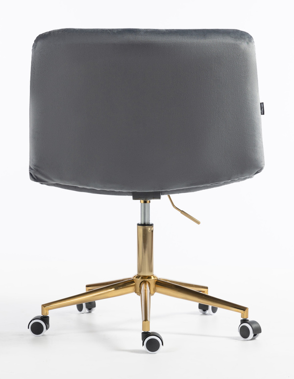 HOKER HR150K GRAFITOWY WELUR ZŁOTA PODSTAWA