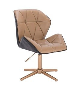 HOKER HR212CROSS KARMELOWO-CZARNY ZŁOTA PODSTAWA