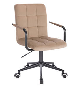 HOKER HR1015KP LATTE WELUR CZARNA PODSTAWA