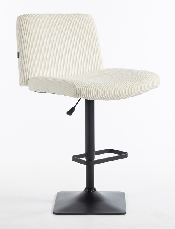 HOKER HR150KW BIAŁY SZTRUKS CZARNA PODSTAWA