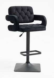 HOKER HR8403KW CZARNY WELUR CZARNA PODSTAWA