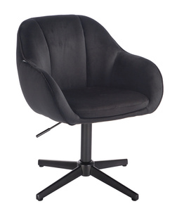 HOKER HR2055CROSS CZARNY WELUR CZARNA PODSTAWA