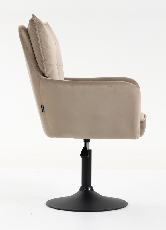 HOKER HR250N LATTE WELUR  CZARNA PODSTAWA