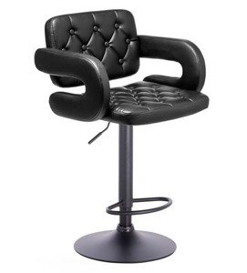 HOKER HR8403W CZARNA SKÓRA CZARNA PODSTAWA