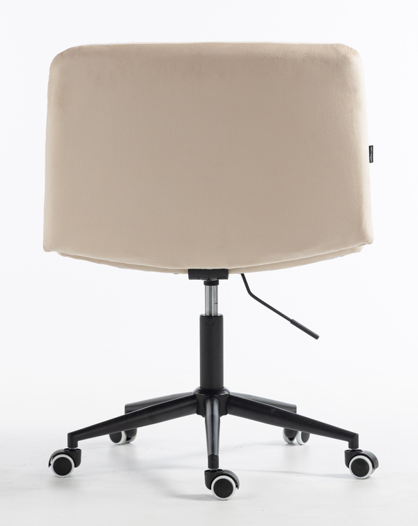 HOKER HR150K KREMOWY WELUR CZARNA PODSTAWA