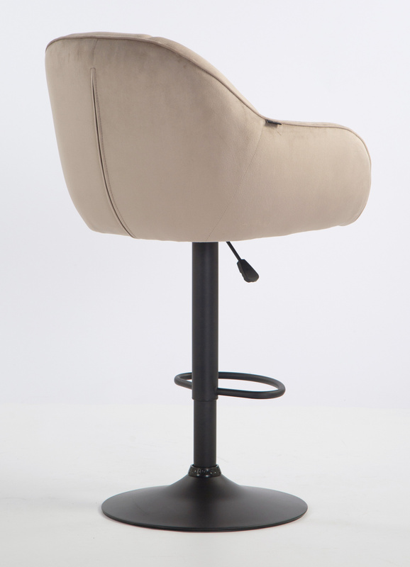 HOKER HR2055W LATTE WELUR CZARNA PODSTAWA