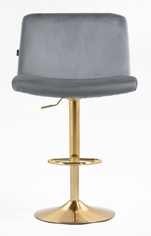 HOKER HR150W GRAFITOWY WELUR ZŁOTA PODSTAWA