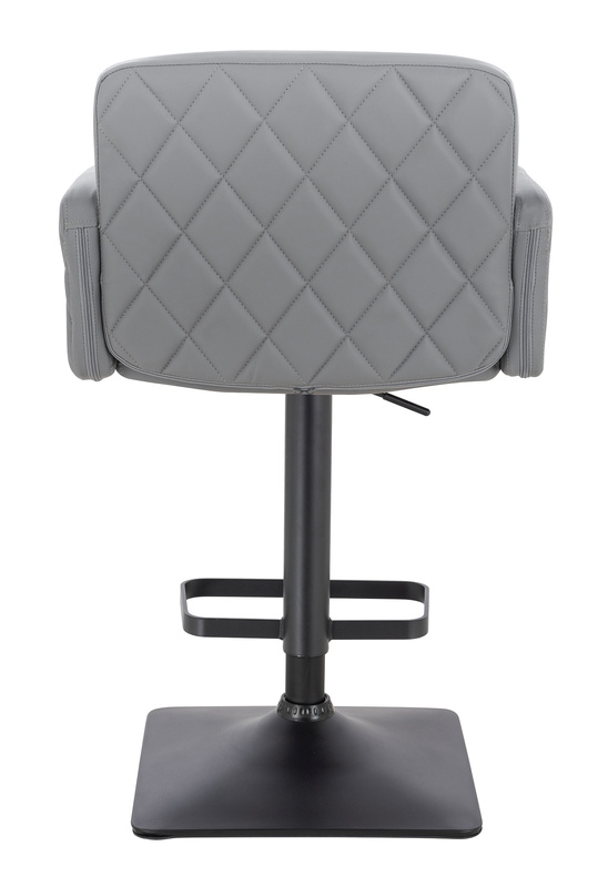 FOTEL HR802KW SZARY CZARNA PODSTAWA