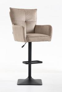 HOKER HR250KW LATTE WELUR CZARNA PODSTAWA