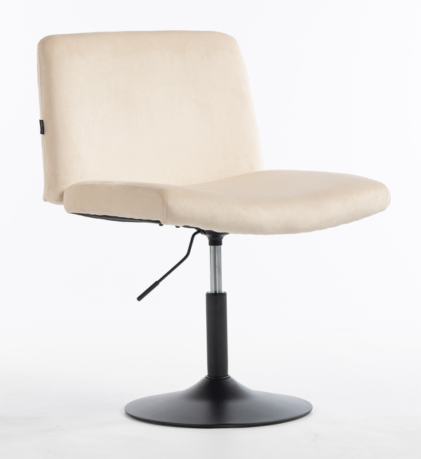 HOKER HR150N KREMOWY WELUR CZARNA PODSTAWA