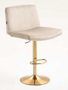 HOKER HR150W LATTE WELUR ZŁOTA PODSTAWA