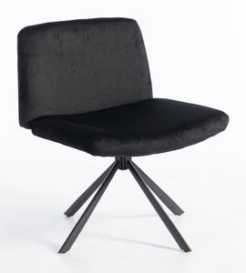 HOKER HR150 PAJĄK CZARNY WELUR CZARNA PODSTAWA