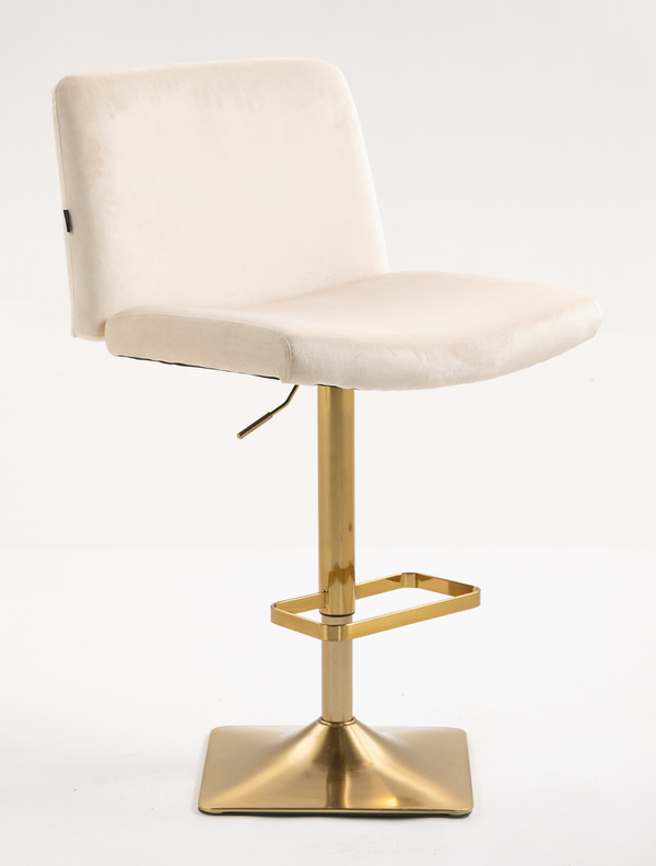 HOKER HR150KW KREMOWY WELUR ZŁOTA PODSTAWA