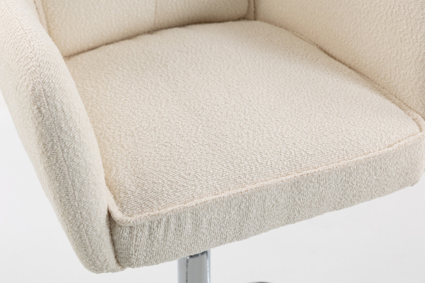 HOKER HR250W KREMOWY BARANEK CHROMOWANA PODSTAWA