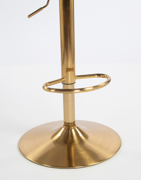 HOKER HR2055W LATTE WELUR ZŁOTA PODSTAWA