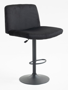 HOKER HR150W CZARNY WELUR CZARNA PODSTAWA