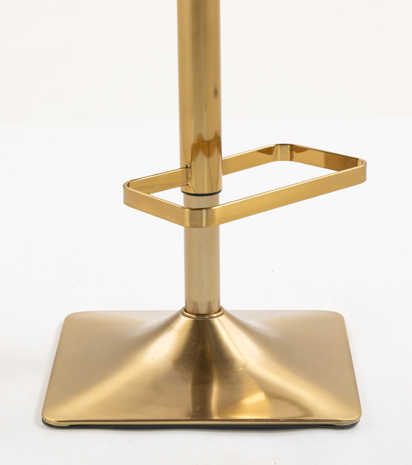 HOKER HR150KW KREMOWY WELUR ZŁOTA PODSTAWA