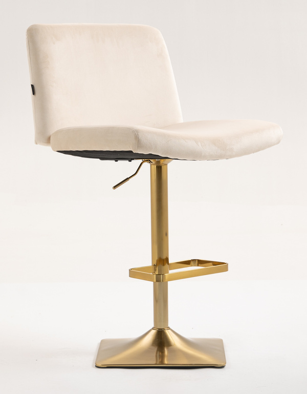 HOKER HR150KW KREMOWY WELUR ZŁOTA PODSTAWA