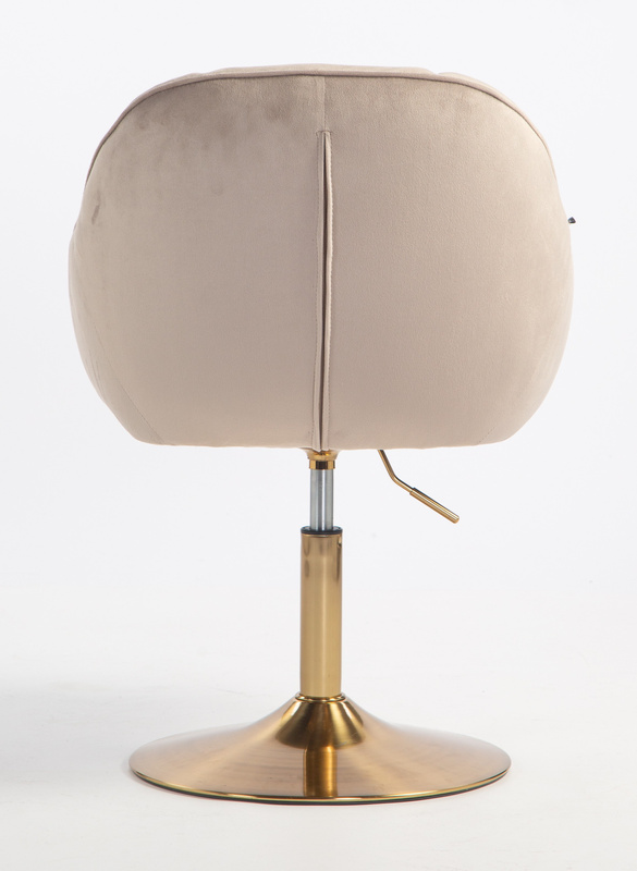 HOKER HR2055N LATTE WELUR ZŁOTA PODSTAWA