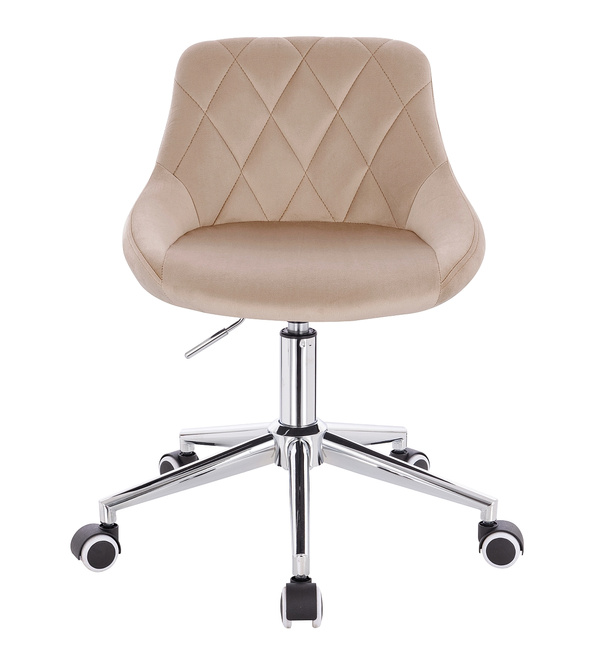 HOKER HR1054K LATTE WELUR CHROMOWANA PODSTAWA