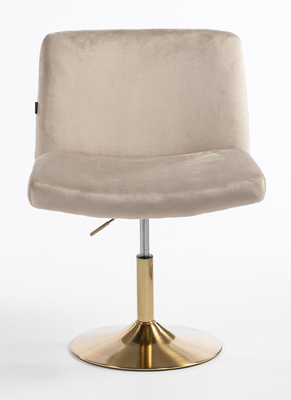 HOKER HR150N LATTE WELUR ZŁOTA PODSTAWA