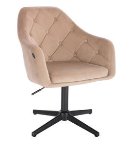 HOKER HR831CROSS LATTE WELUR CZARNA PODSTAWA