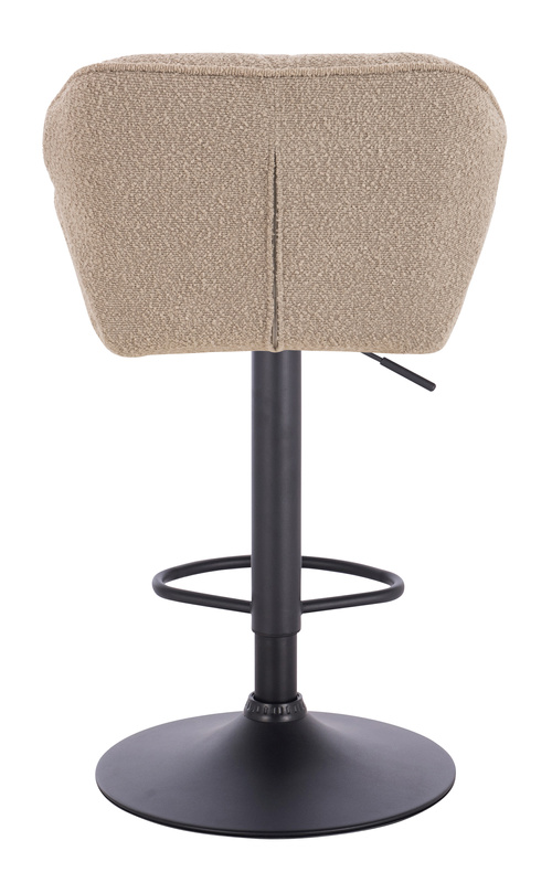 FOTEL HR111W LATTE BARANEK CZARNA PODSTAWA