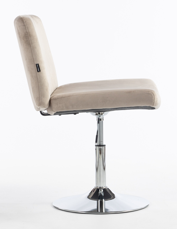 HOKER HR150N LATTE WELUR CHROMOWANA PODSTAWA