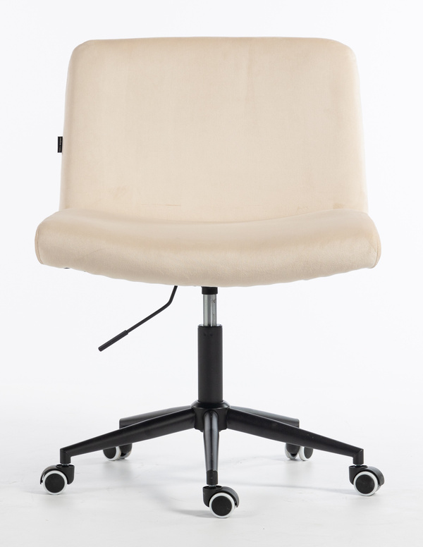 HOKER HR150K KREMOWY WELUR CZARNA PODSTAWA