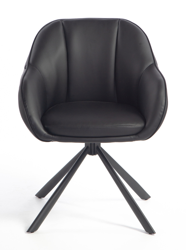 FOTEL HR2055 CZARNY CZARNY PAJĄK