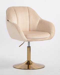 HOKER HR2055N KREMOWY WELUR ZŁOTA PODSTAWA