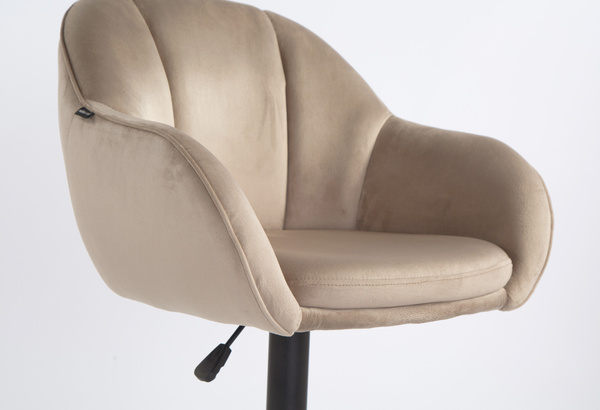 HOKER HR2055W LATTE WELUR CZARNA PODSTAWA