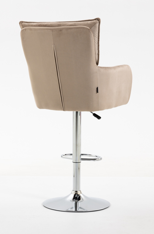 HOKER HR250W LATTE WELUR  CHROMOWANA PODSTAWA