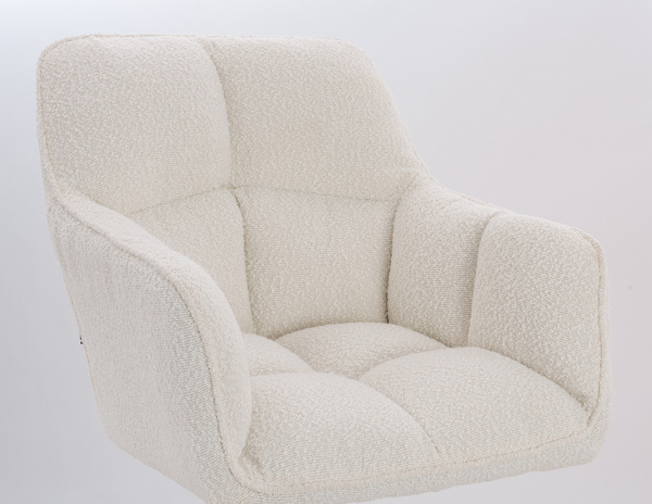 HOKER HR550KW KREMOWY BARANEK CZARNA PODSTAWA