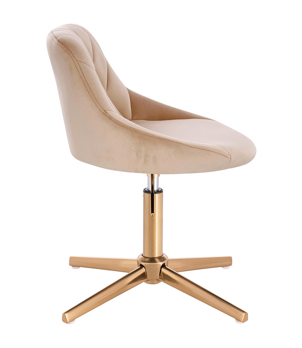 HOKER HR1054CROSS LATTE WELUR ZŁOTA PODSTAWA