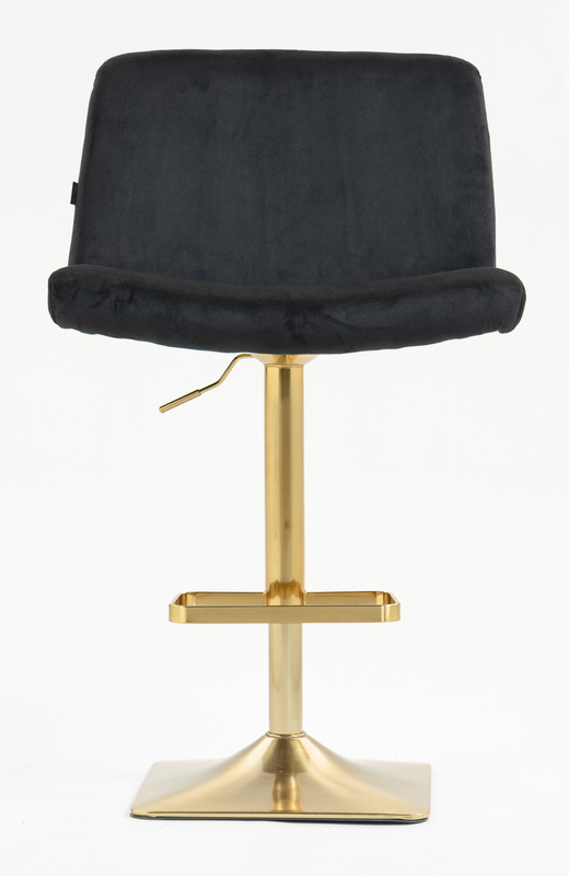 HOKER HR150KW CZARNY WELUR ZŁOTA PODSTAWA