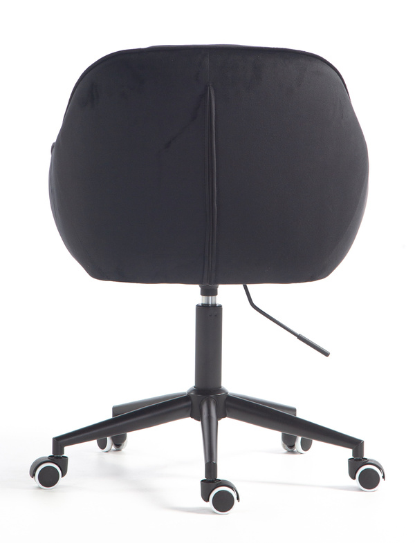 HOKER HR2055K CZARNY WELUR CZARNA PODSTAWA