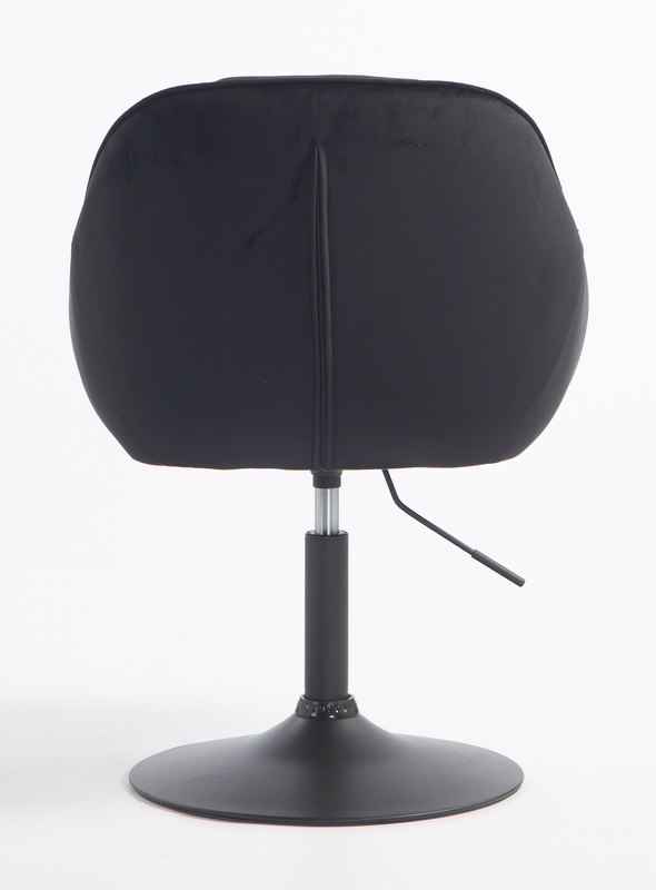 HOKER HR2055N CZARNY WELUR CZARNA PODSTAWA