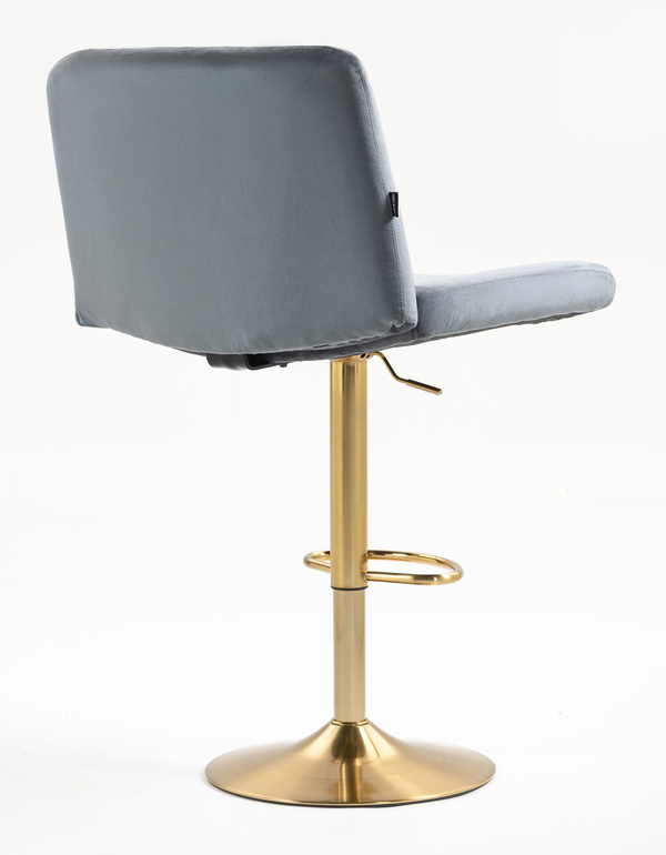 HOKER HR150W GRAFITOWY WELUR ZŁOTA PODSTAWA