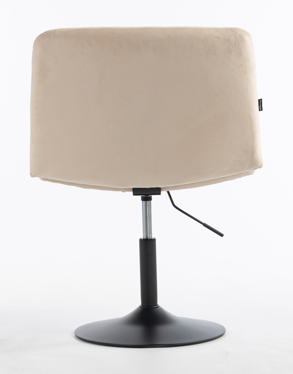 HOKER HR150N KREMOWY WELUR CZARNA PODSTAWA