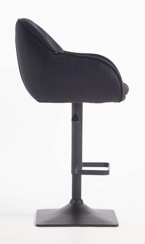 HOKER HR2055KW CZARNY WELUR CZARNA PODSTAWA