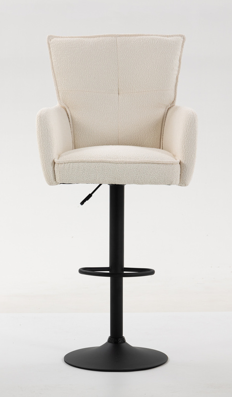 HOKER HR250W KREMOWY BARANEK CZARNA PODSTAWA