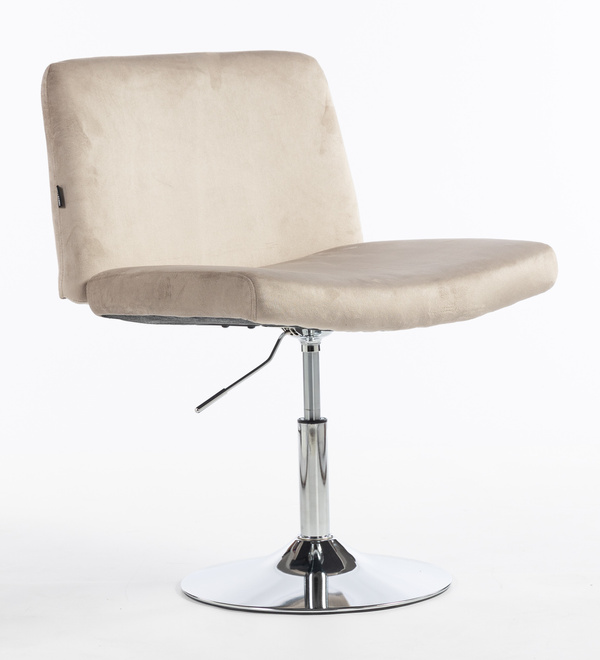 HOKER HR150N LATTE WELUR CHROMOWANA PODSTAWA