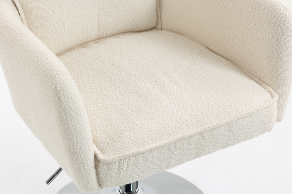 HOKER HR250N KREMOWY BARANEK CHROMOWANA PODSTAWA